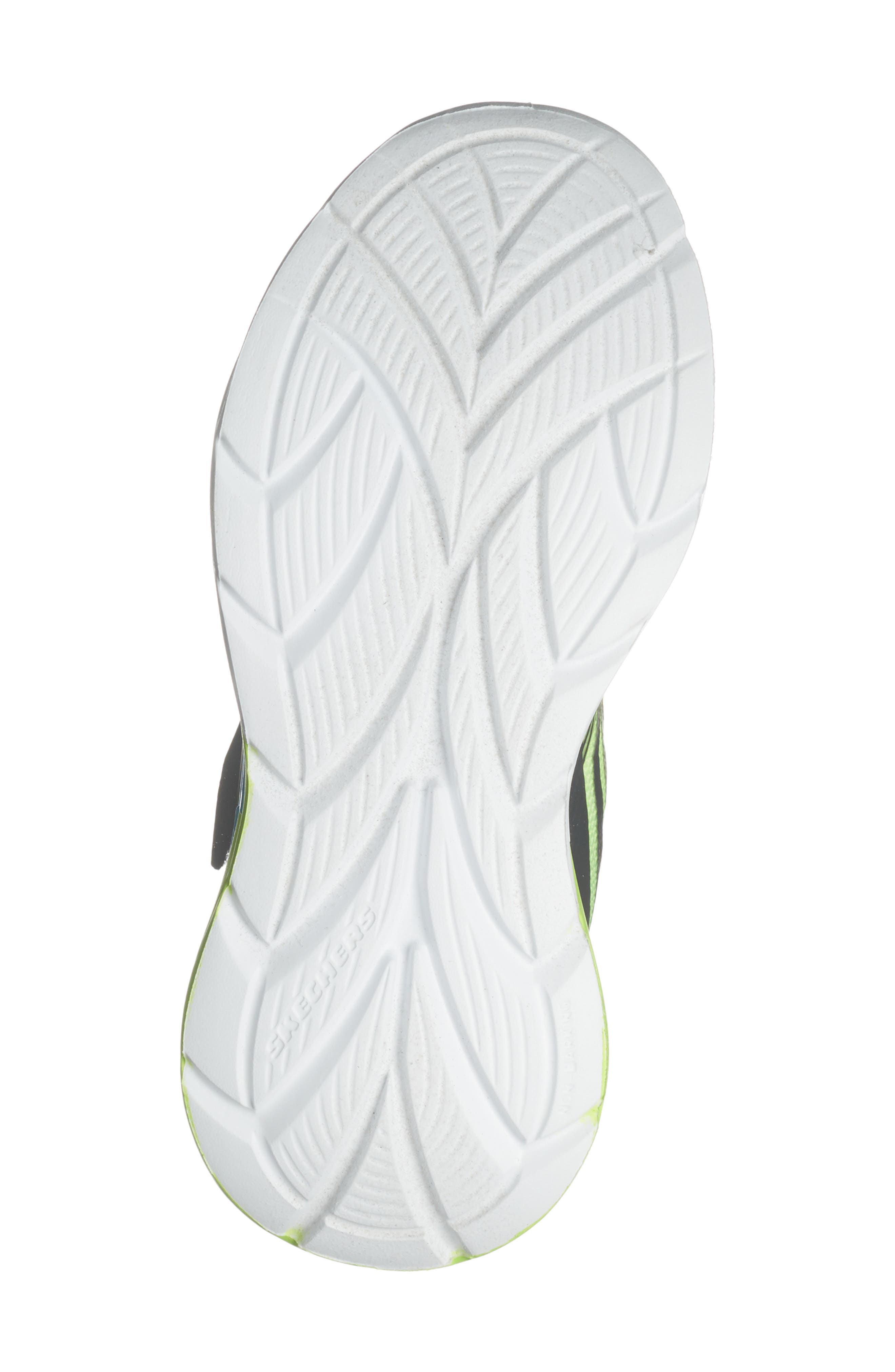 SKECHERS Kids' S-Lights<sup>®</sup> Flex-Glow Ultra Sneaker, Alternate, color, Black/ Blue/ Lime