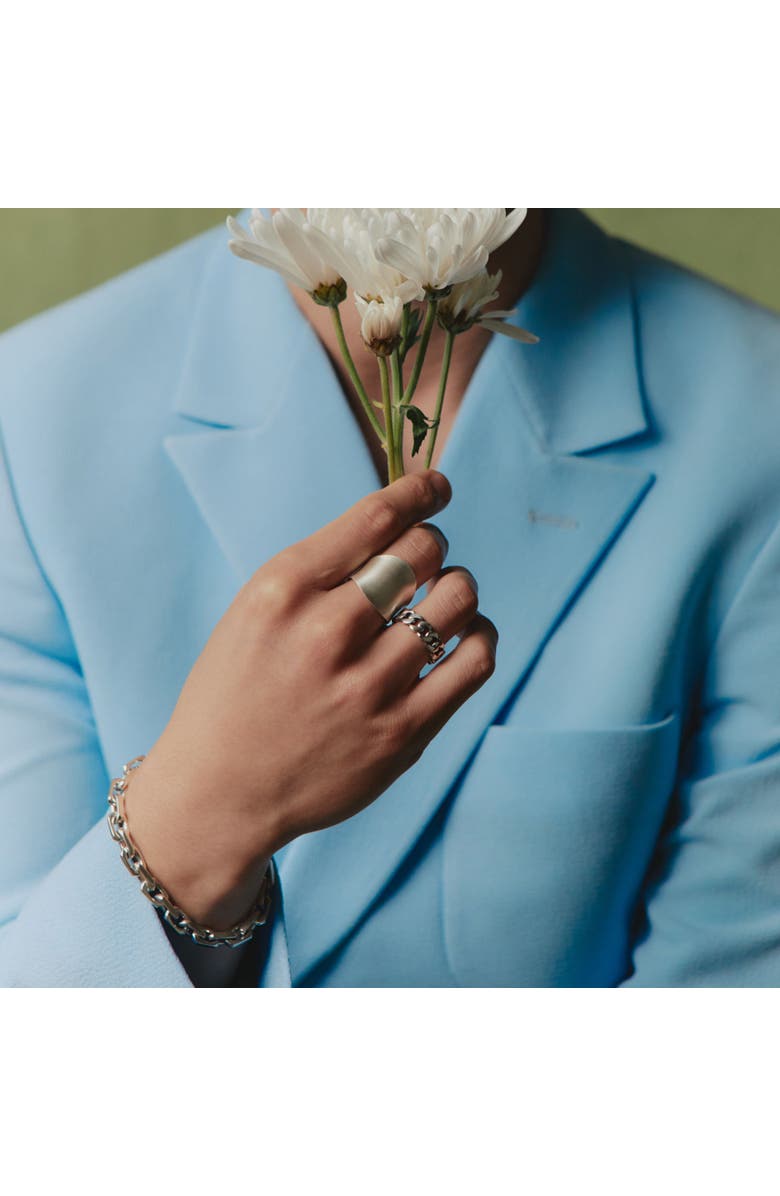 LOUPN Armor Ring, Alternate, color, Silver