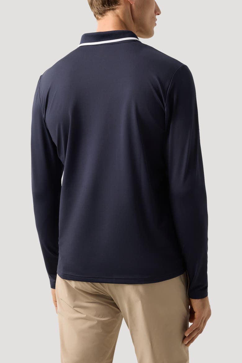 Jonah Polo Long-Sleeved Top, Alternate, color, Navy blue