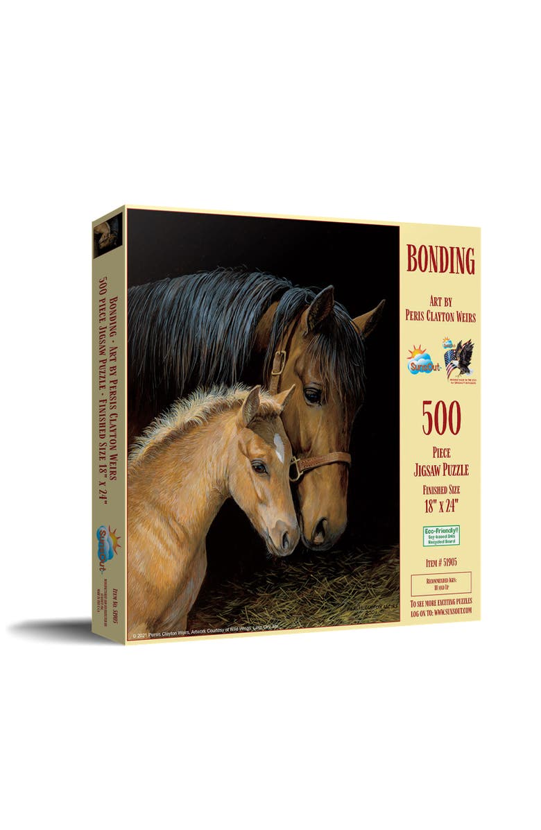 Sunsout Bonding 500 piece Jigsaw Puzzle for Adults, Main, color, Multicolor