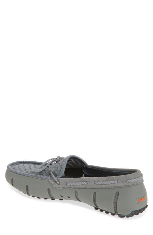 Swims Woven Driving Loafer In Grey