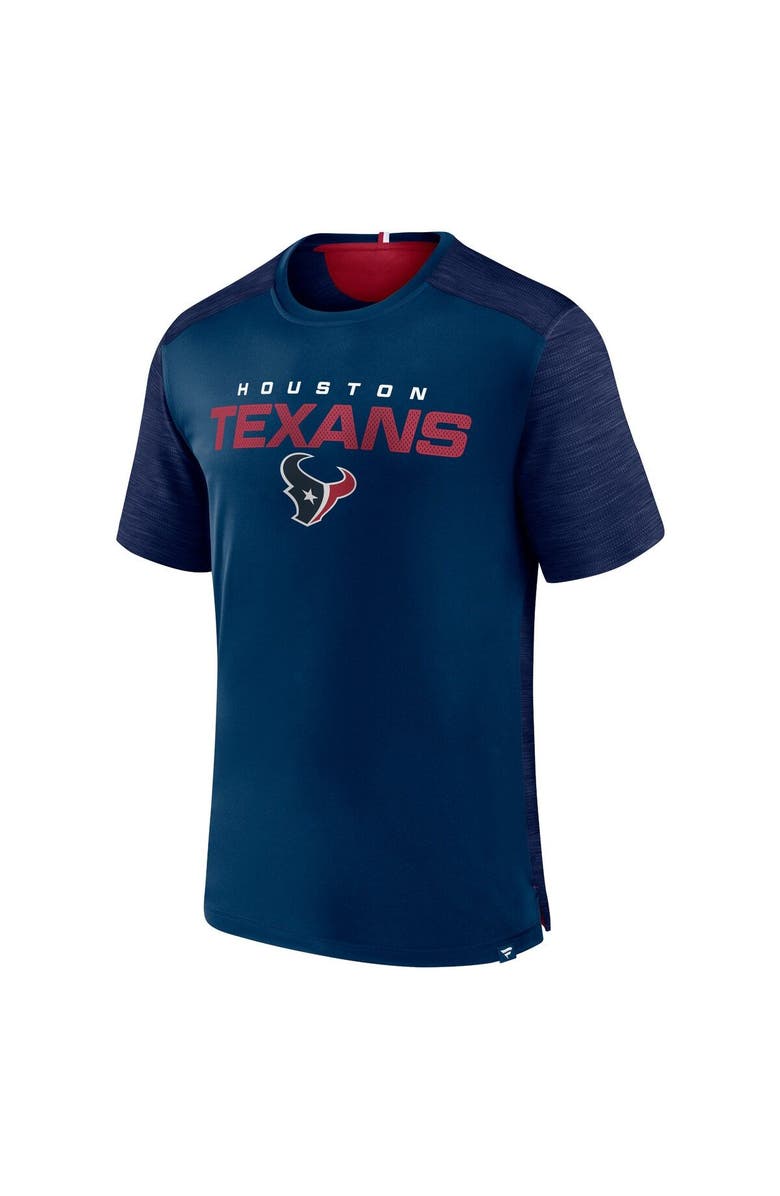 FANATICS Men's Fanatics Branded Navy Houston Texans Defender Evo T-Shirt, Alternate, color, 