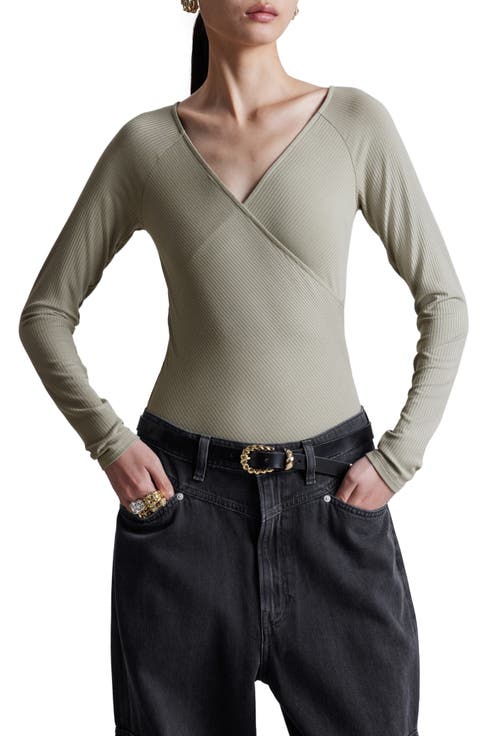 Long Sleeve Rib Bodysuit