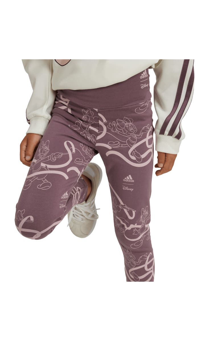 adidas x Disney Kids' Daisy & Minnie Sweatshirt & Leggings Set, Alternate, color, 