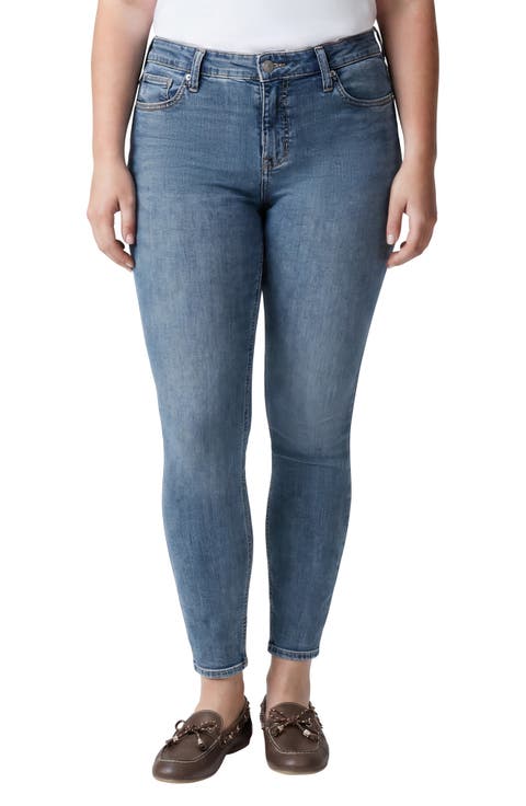 Elyse Mid Waist Skinny Jeans
