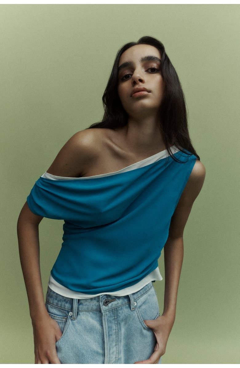 ONE OF OTHERS Bardot Top, Alternate, color, 