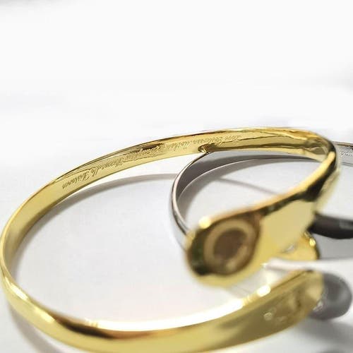 Hollywood Sensation Mother Daughter Bracelets In Gold