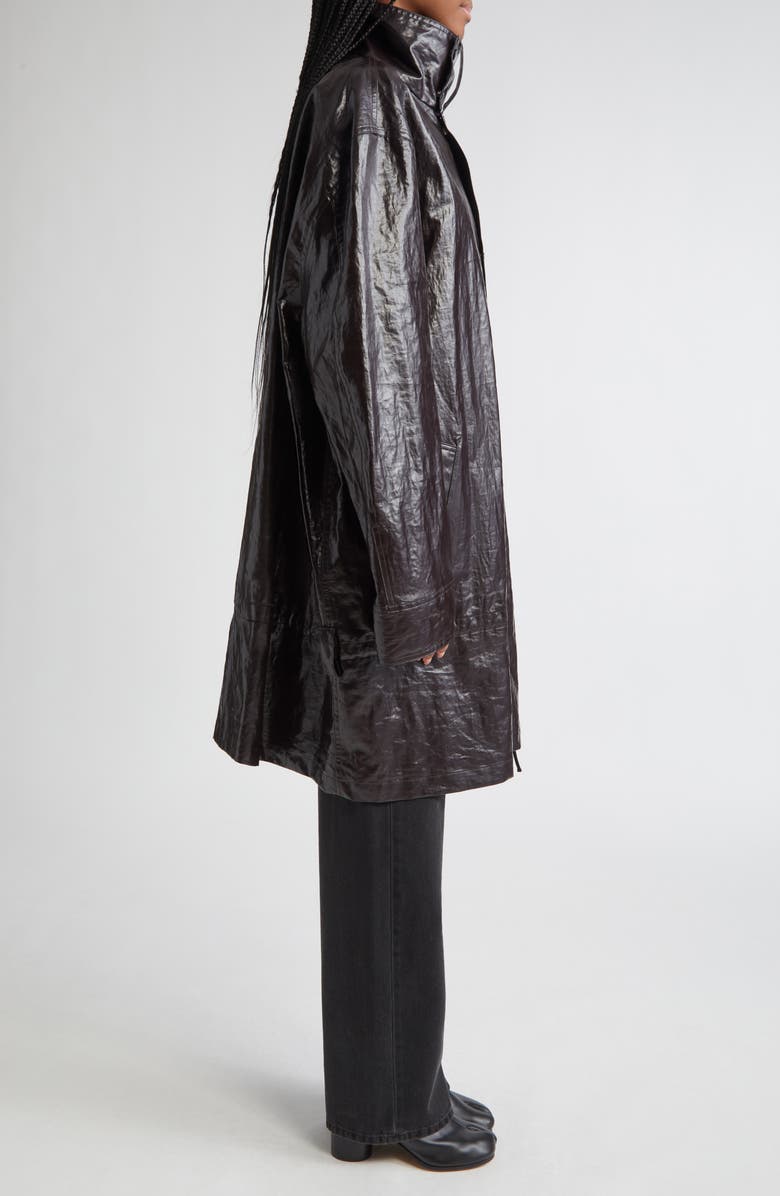 MM6 Maison Margiela Coated Linen Jacket, Alternate, color,