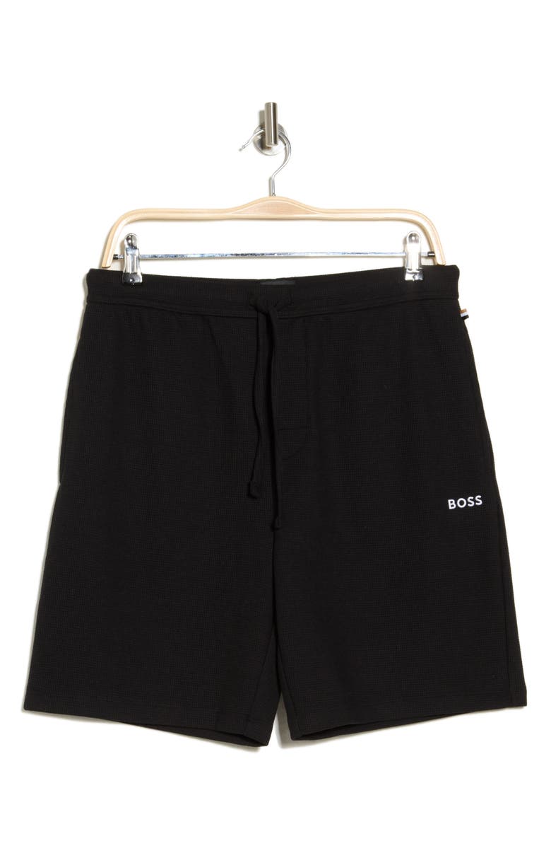 BOSS Waffle Knit Lounge Shorts, Alternate, color, 