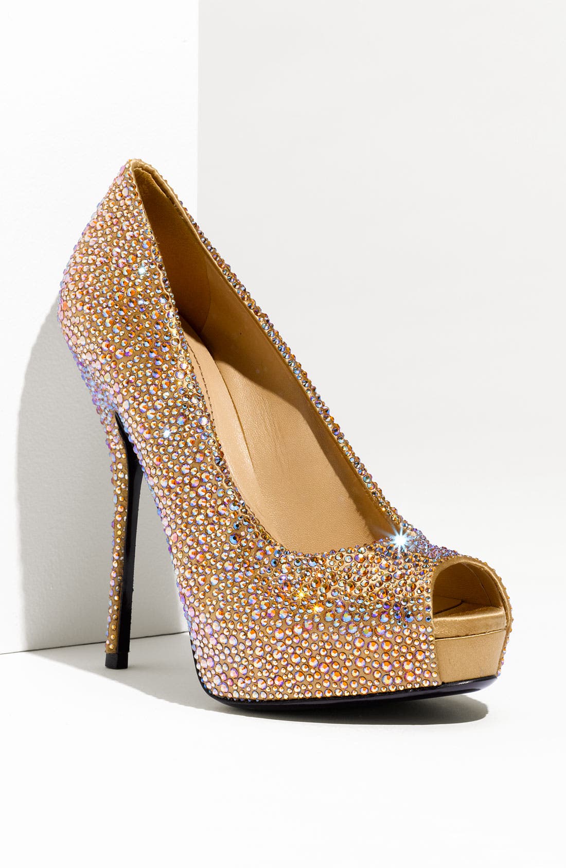 Gucci 'Sofia' Crystal Embellished Platform Pump, Main, color, 