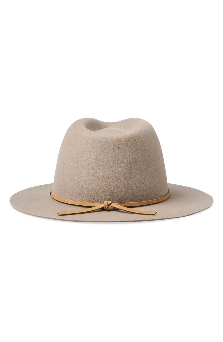 Brixton Wesley Wool Felt Fedora, Alternate, color, 