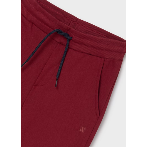 Mayoral Drawstring Track Trousers In Burgundy