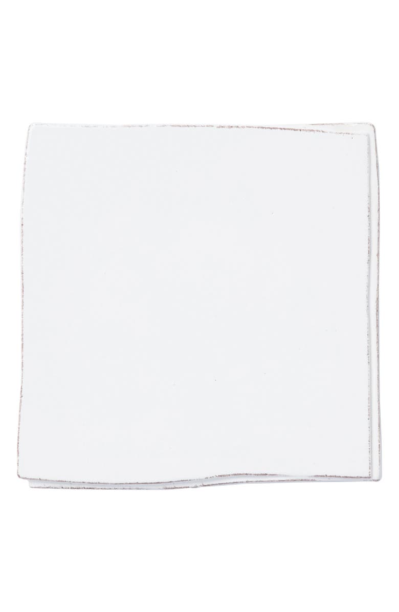 VIETRI Lastra Stoneware Trivet, Main, color, White