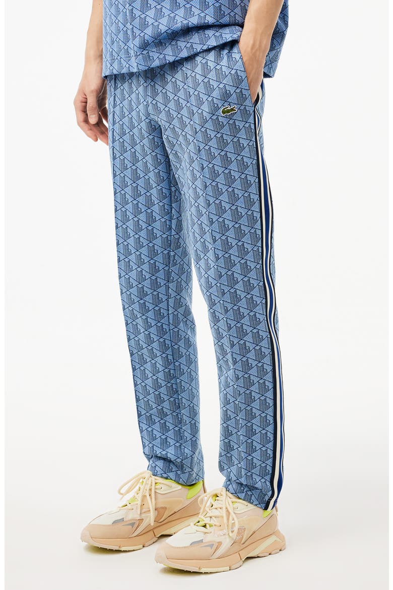 Regular Fit Geo Print Track Pants, Alternate, color, RILL/ GLOBE