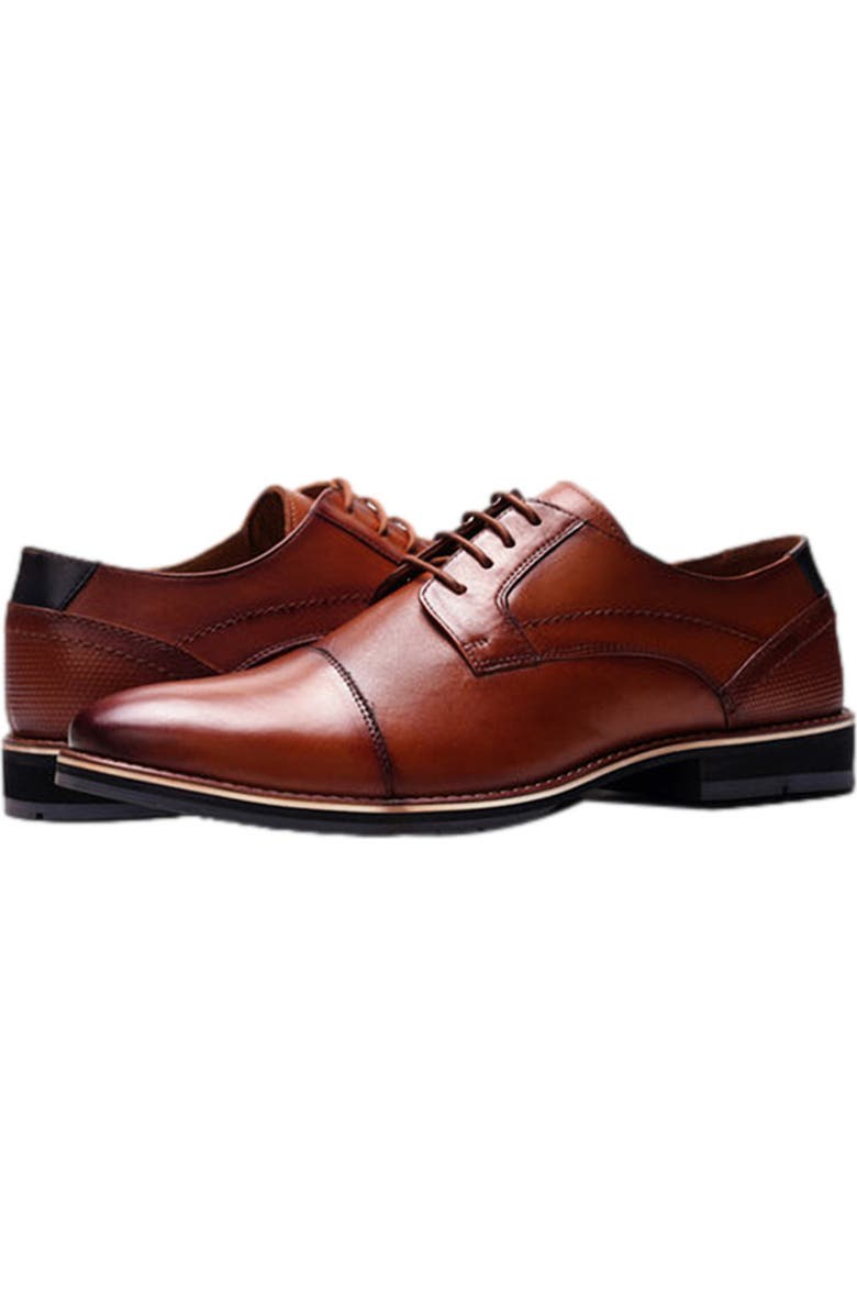 A. Veer New York Lace-up Derby, Alternate, color, Tan Leather