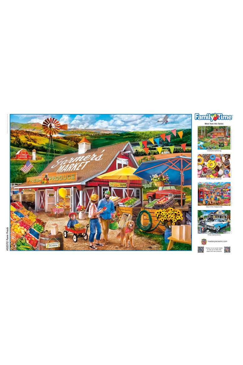Farm Fresh 400 Piece Jigsaw Puzzle, Alternate, color, Multicolor