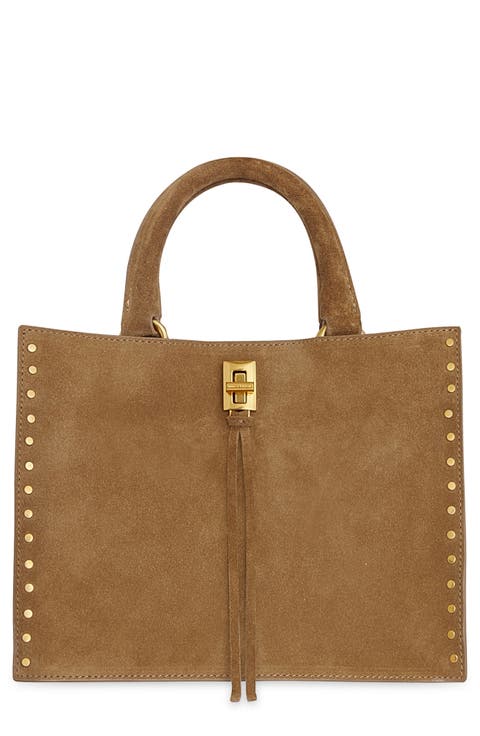 Small Darren Suede Tote Bag