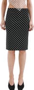 MANGO Dot Midi Skirt
