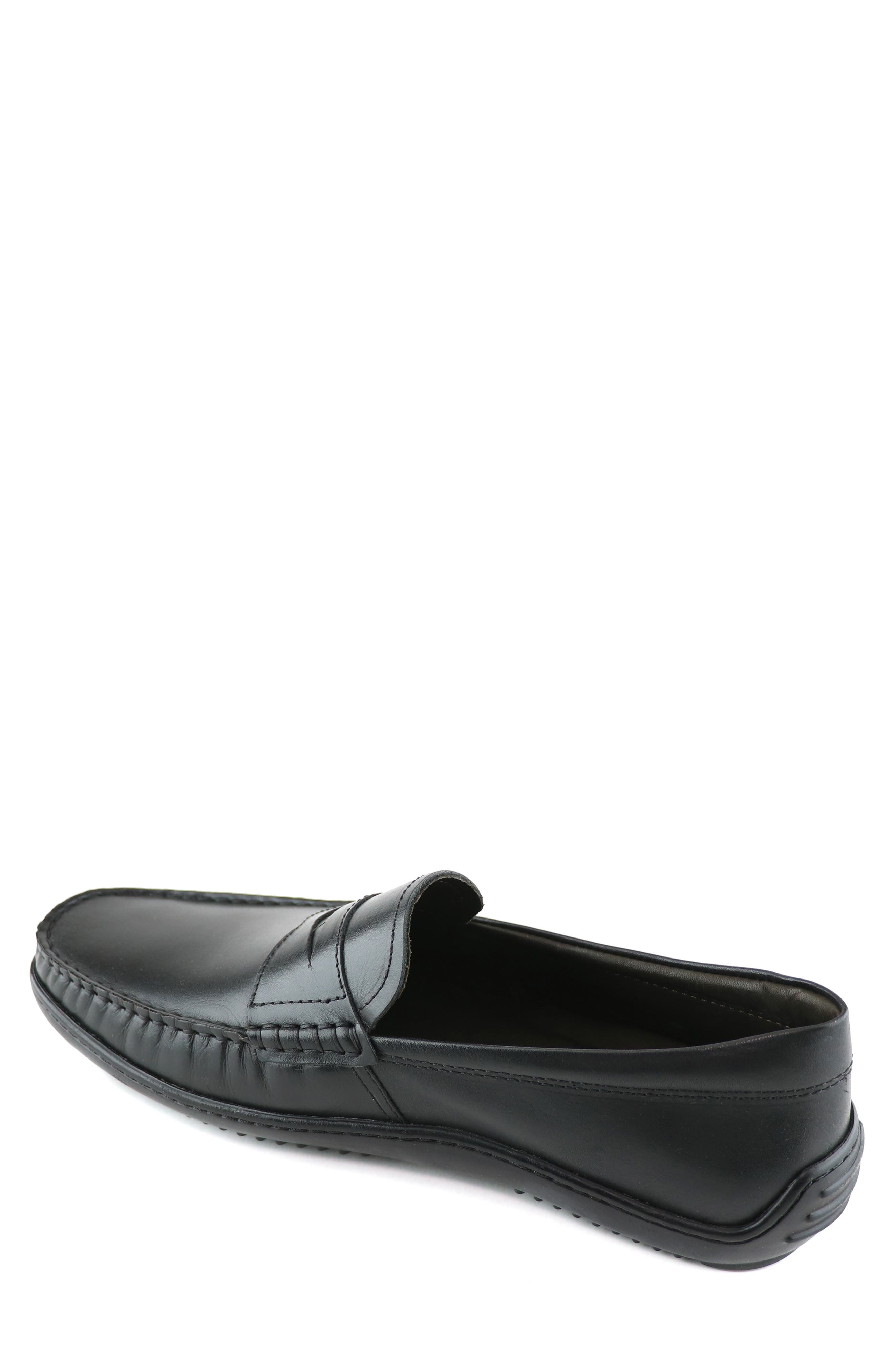 Park Hill Driving Shoe, Alternate, color, BLACK NAPA