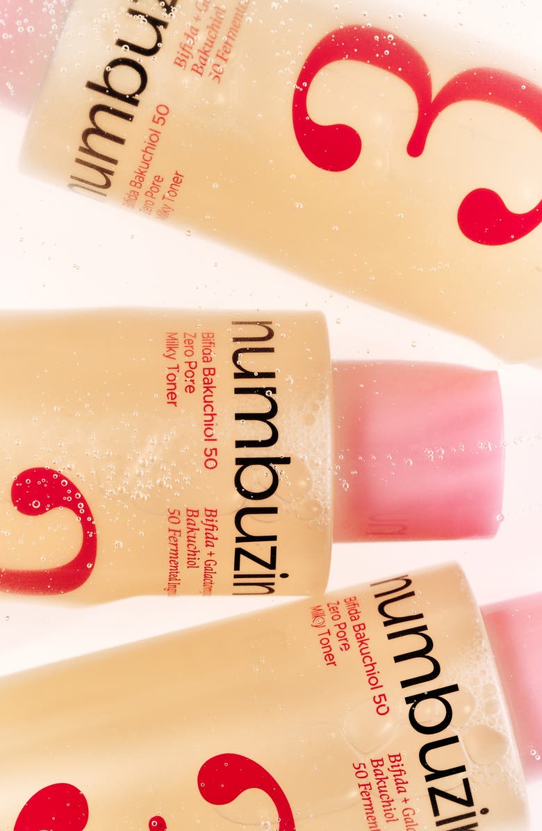 Numbuzin No.3 Bifida Bakuchiol Zero Pore Milky Toner, Alternate, color,