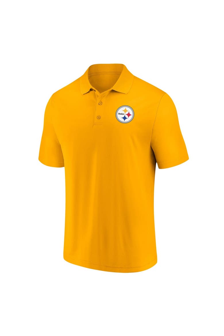 Men's Fanatics Branded Gold Pittsburgh Steelers Component Polo, Alternate, color, Gold