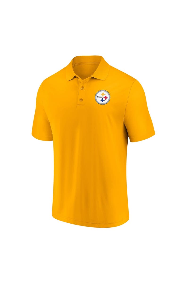 FANATICS Men's Fanatics Branded Gold Pittsburgh Steelers Component Polo, Alternate, color, Gold