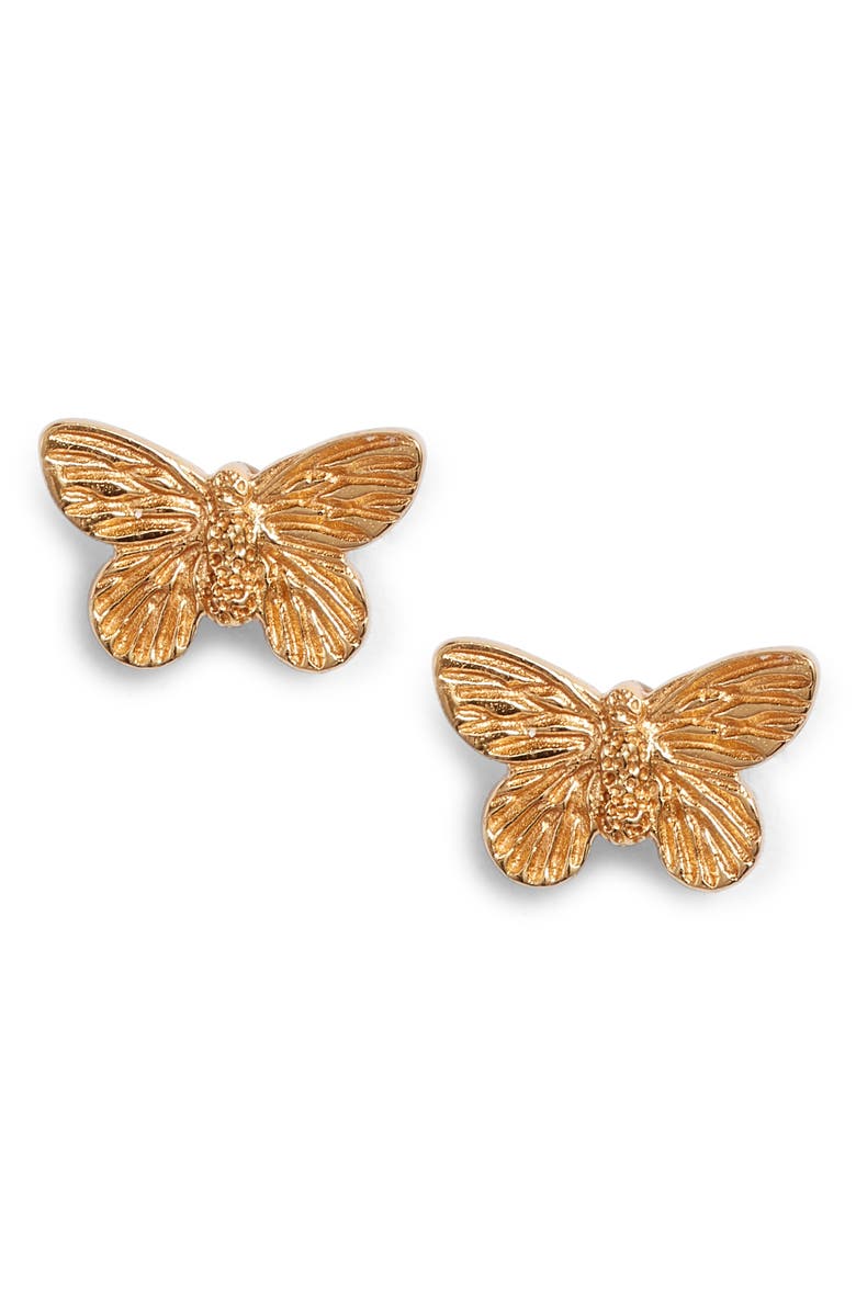 Olivia Burton 3D Butterfly Stud Earrings, Main, color, 