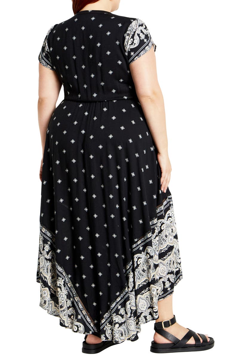 City Chic Sky Maxi Dress, Alternate, color, 