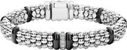 LAGOS Black Caviar Diamond One-Link Bracelet