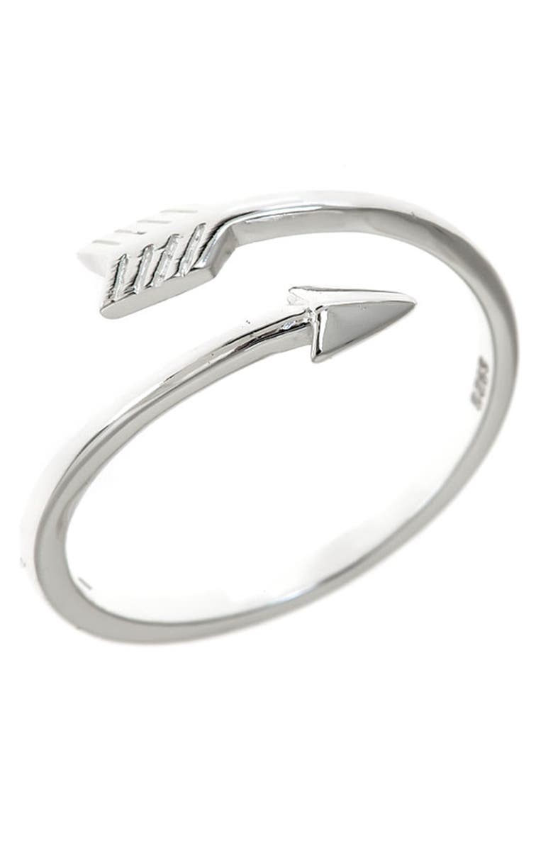 Sterling Forever Sterling Silver Arrow Ring, Alternate, color,
