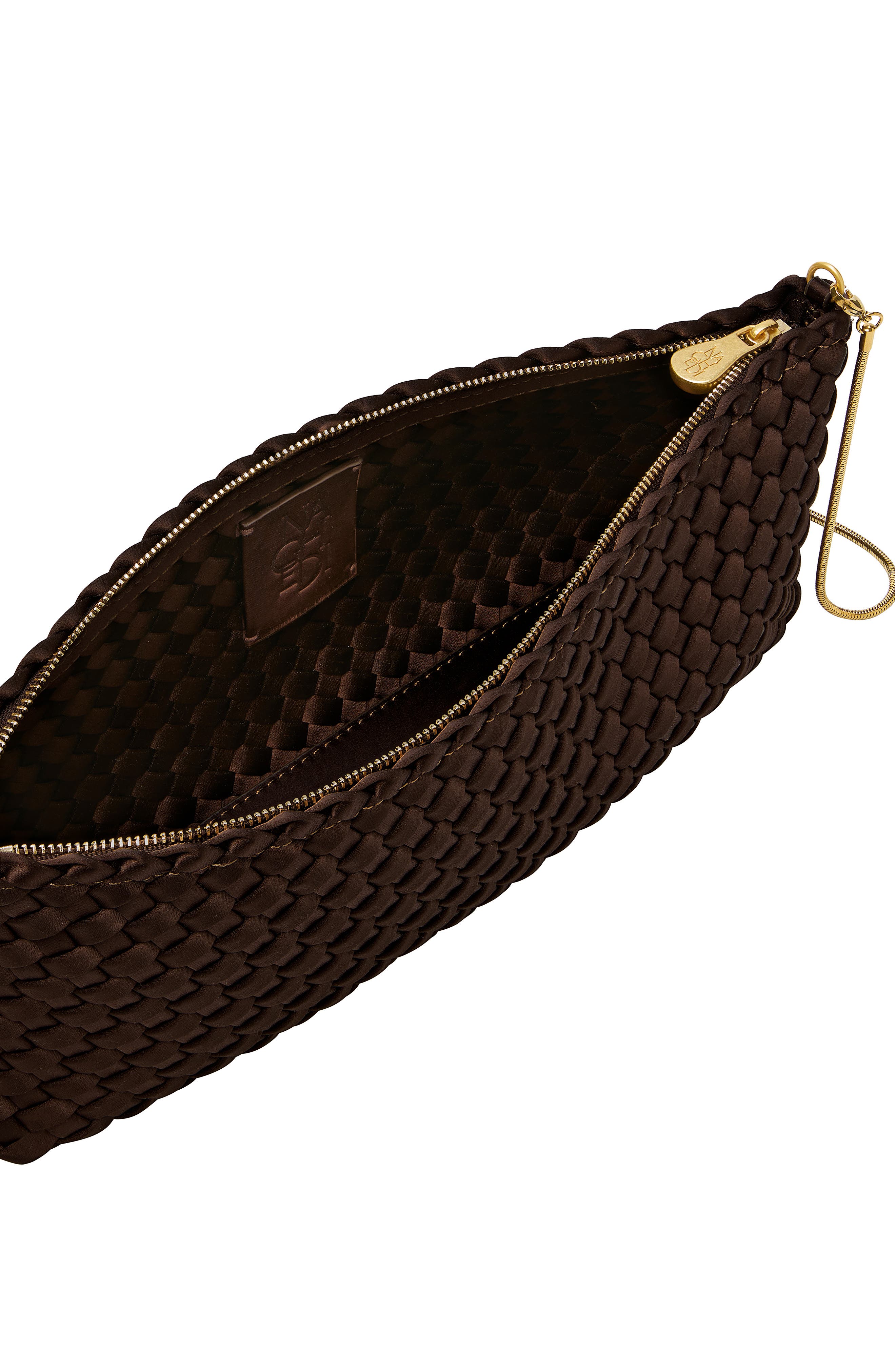 Medium Gala Clutch, Alternate, color, CHOCOLATE