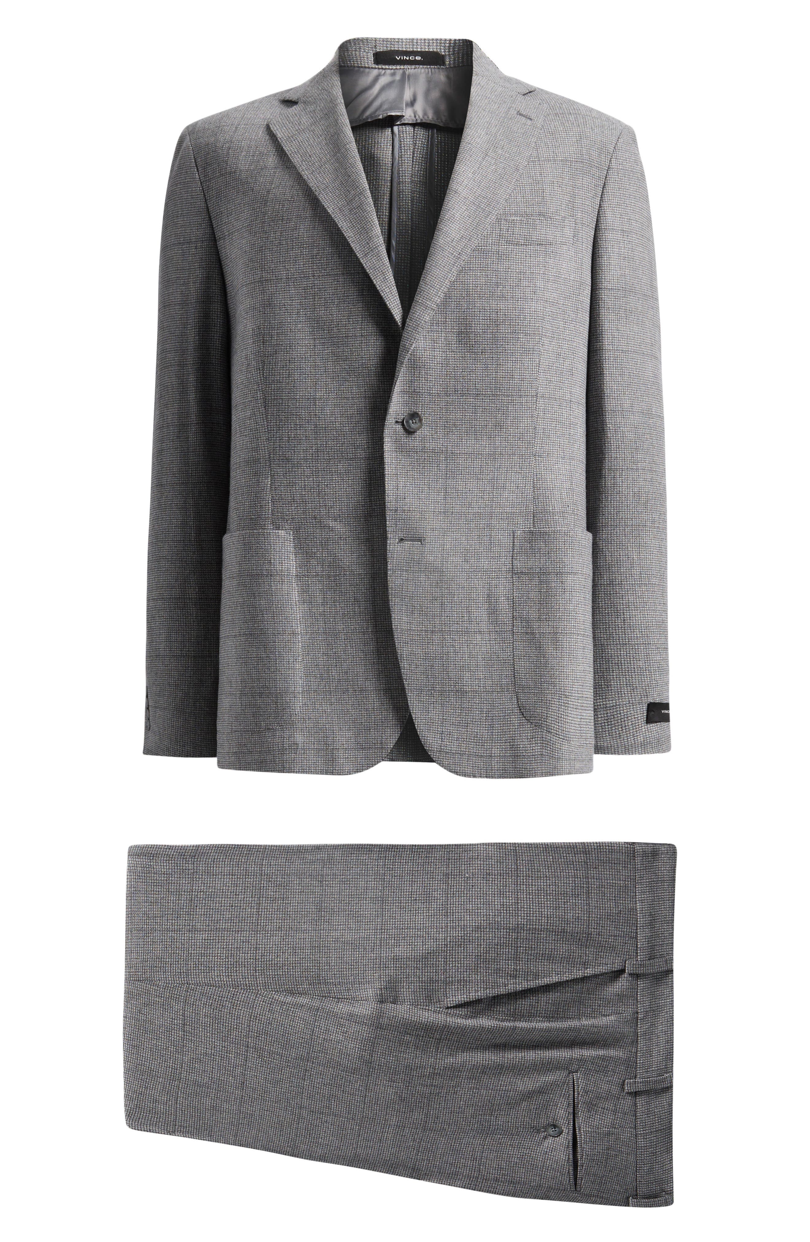 Vince Icon Relaxed Fit Stretch Wool & Cashmere Suit