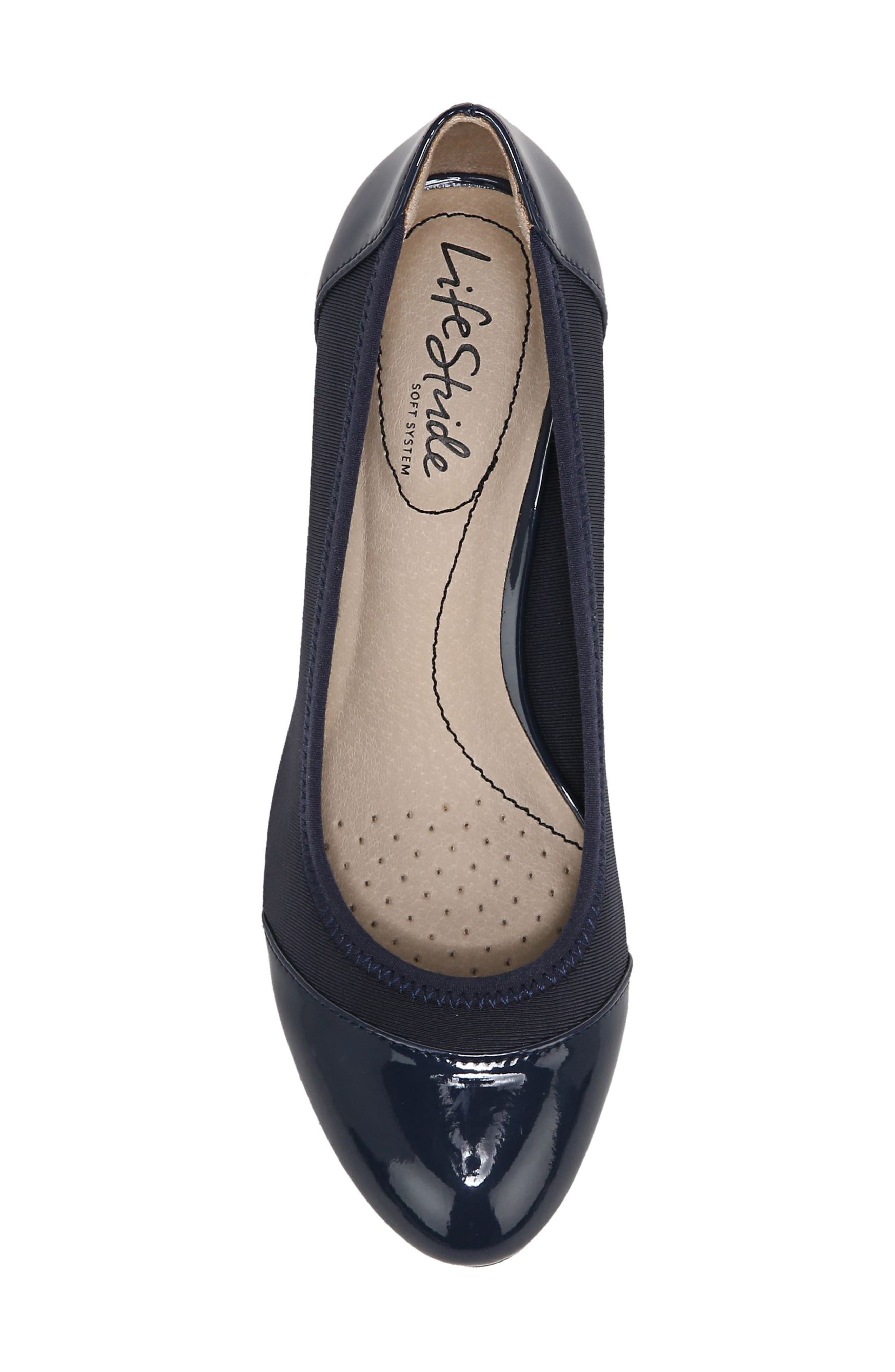 LifeStride Juliana Stretch Wedge Pump, Alternate, color, 