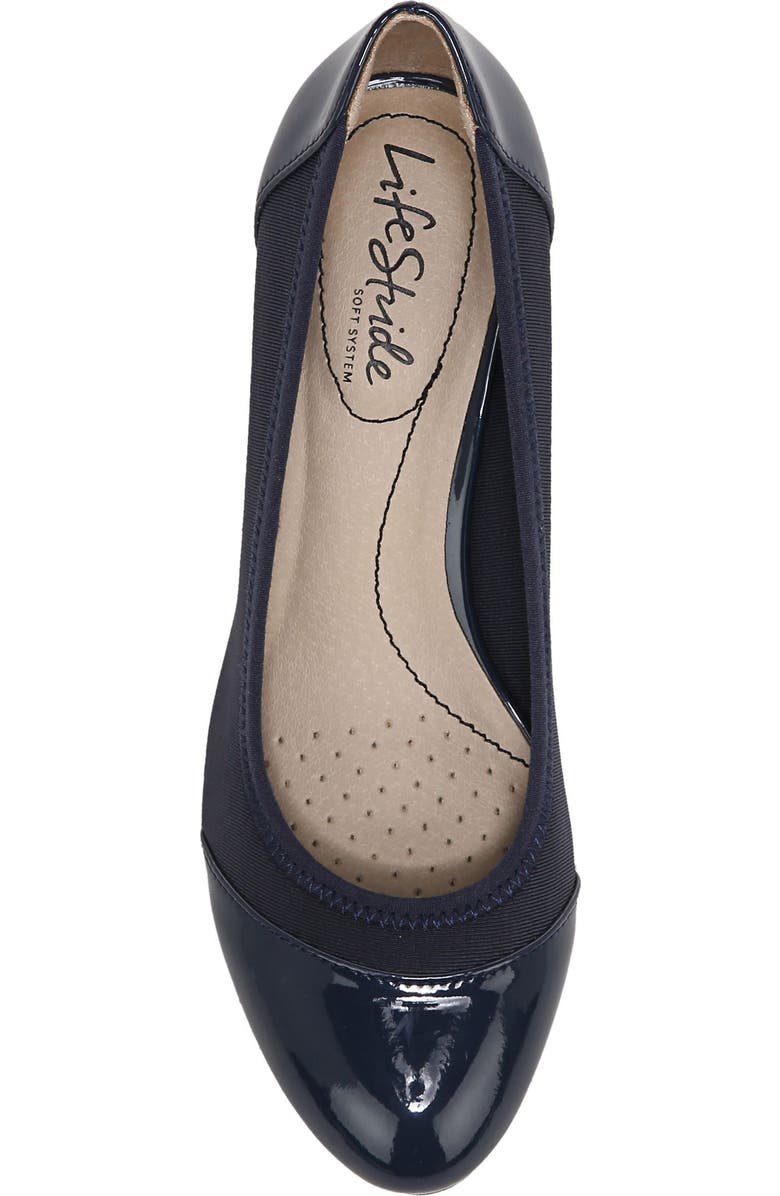 LifeStride Juliana Stretch Wedge Pump, Alternate, color,