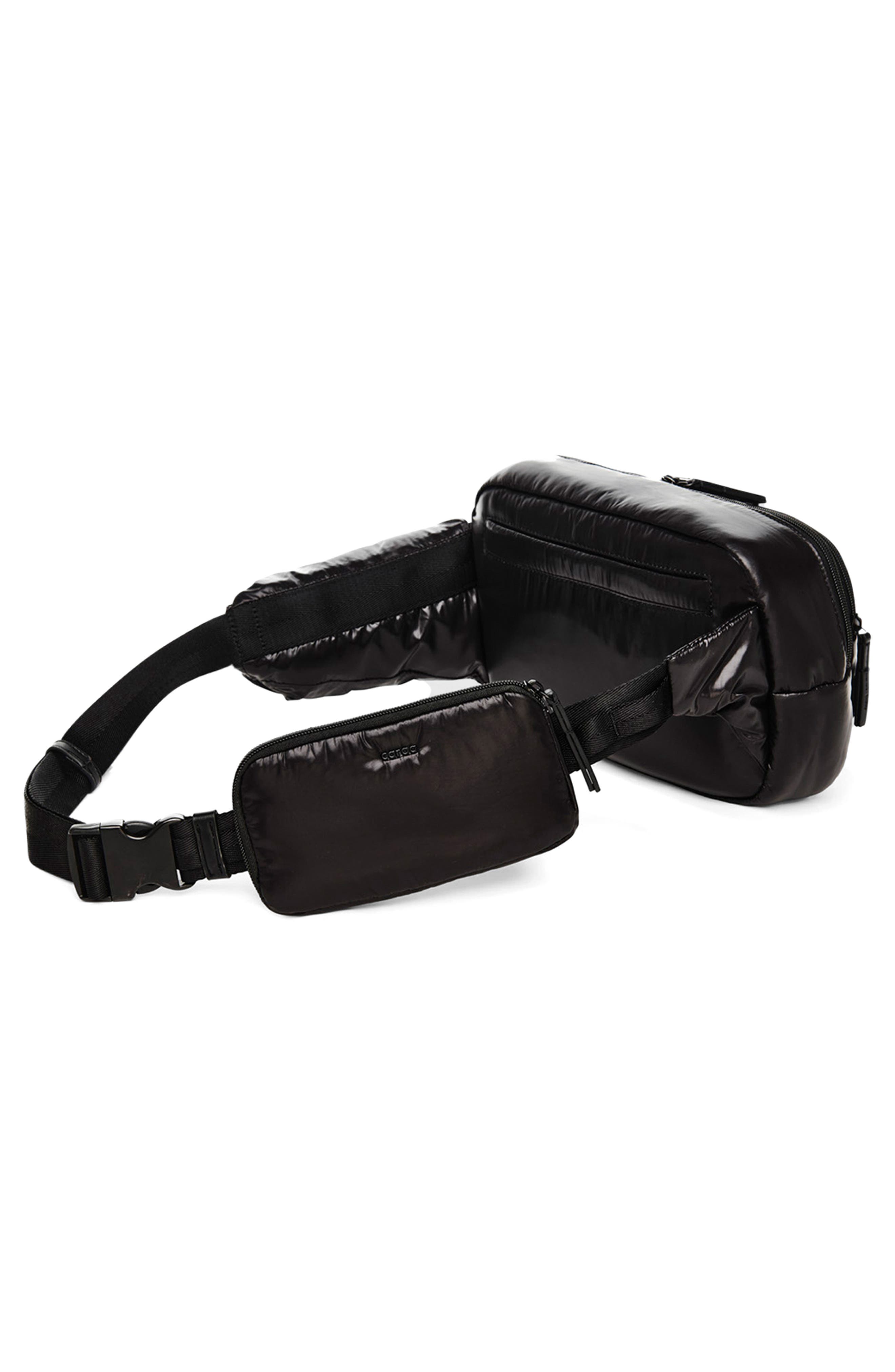 Caraa Changing Belt Bag, Alternate, color, Black