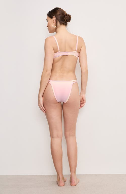 Good American Boomerang Bikini Bottoms In Sunset Gradient004