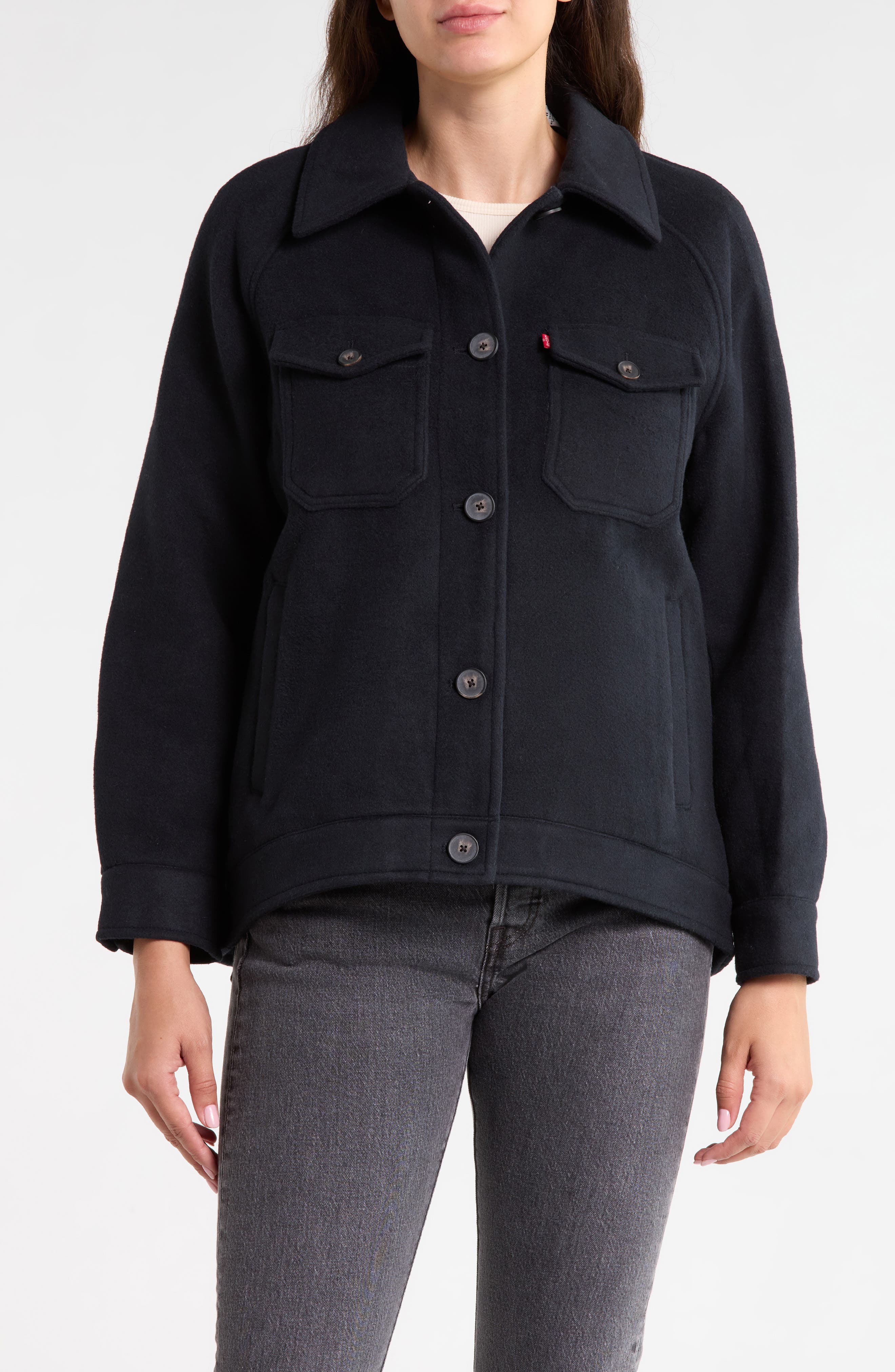 Wool Blend Shacket