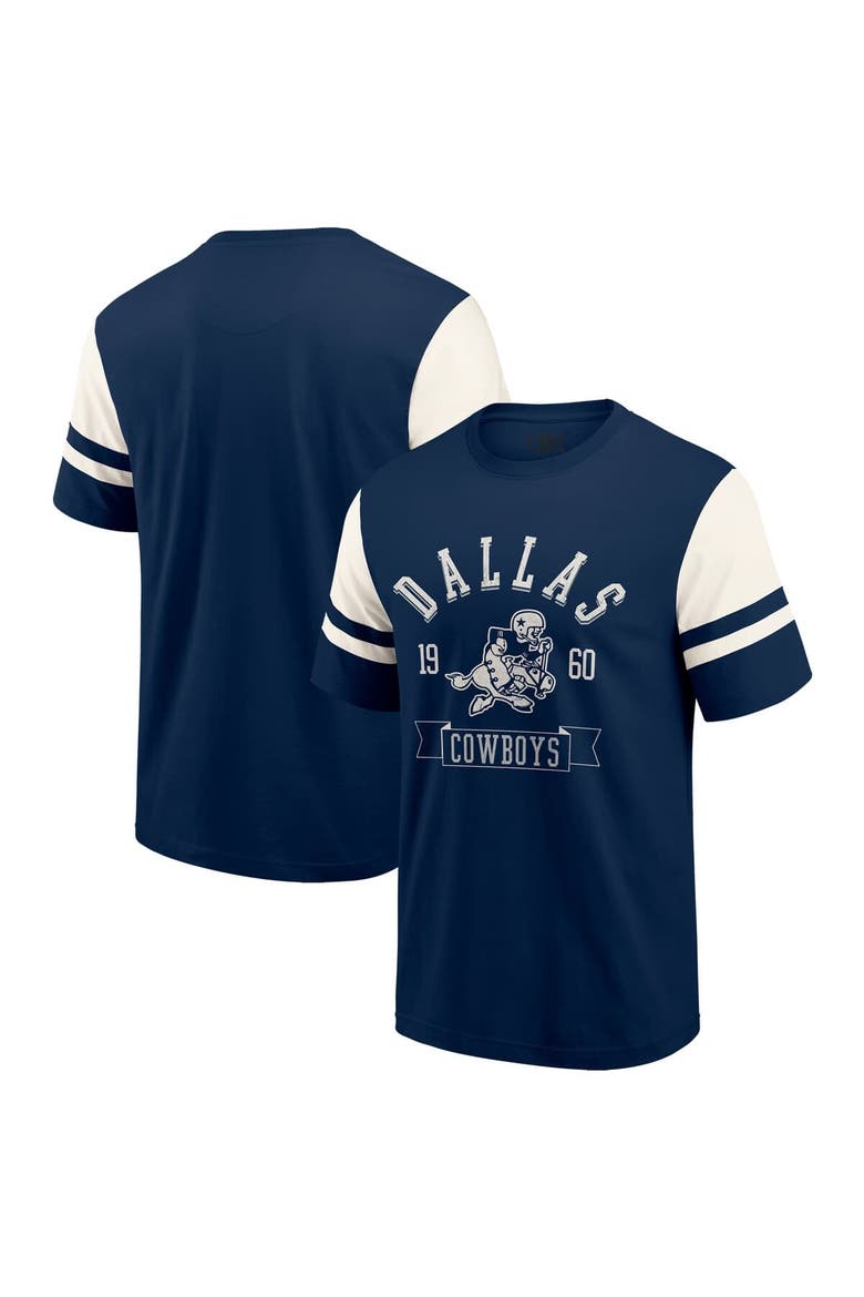 Men's Darius Rucker Collection by Fanatics  Navy Dallas Cowboys Throwback T-Shirt, Main, color, Navy