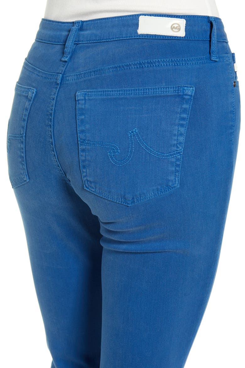 The Prima Ankle Cigarette Jeans, Alternate, color, HI-WHITE MARINE