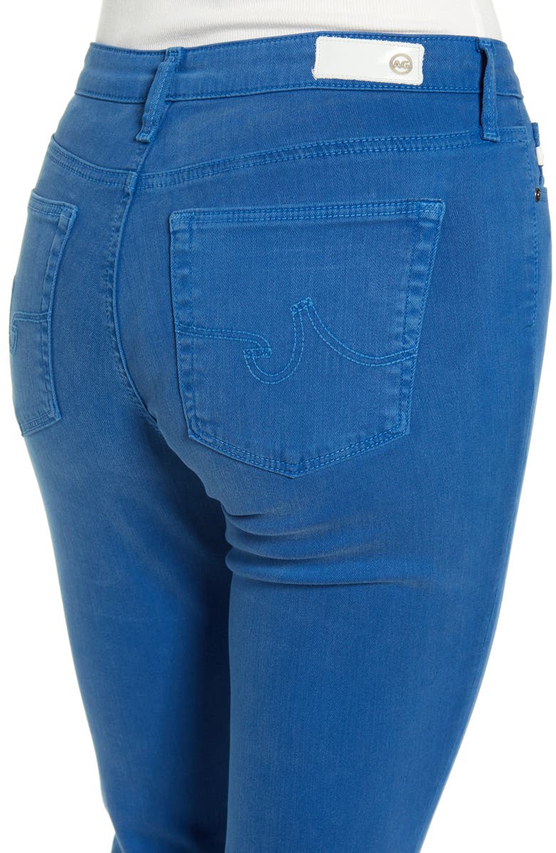 AG The Prima Ankle Cigarette Jeans, Alternate, color, Hi-White Marine