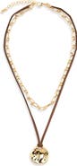 NORDSTROM RACK Free Form Layered Pendant Necklace