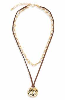Free Form Layered Pendant Necklace