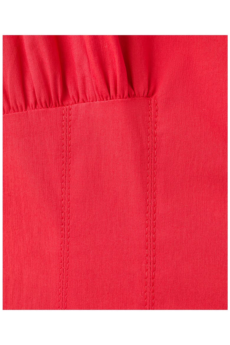 Starring Hailey Bieber Polly Cotton Blend Dress, Alternate, color, RED