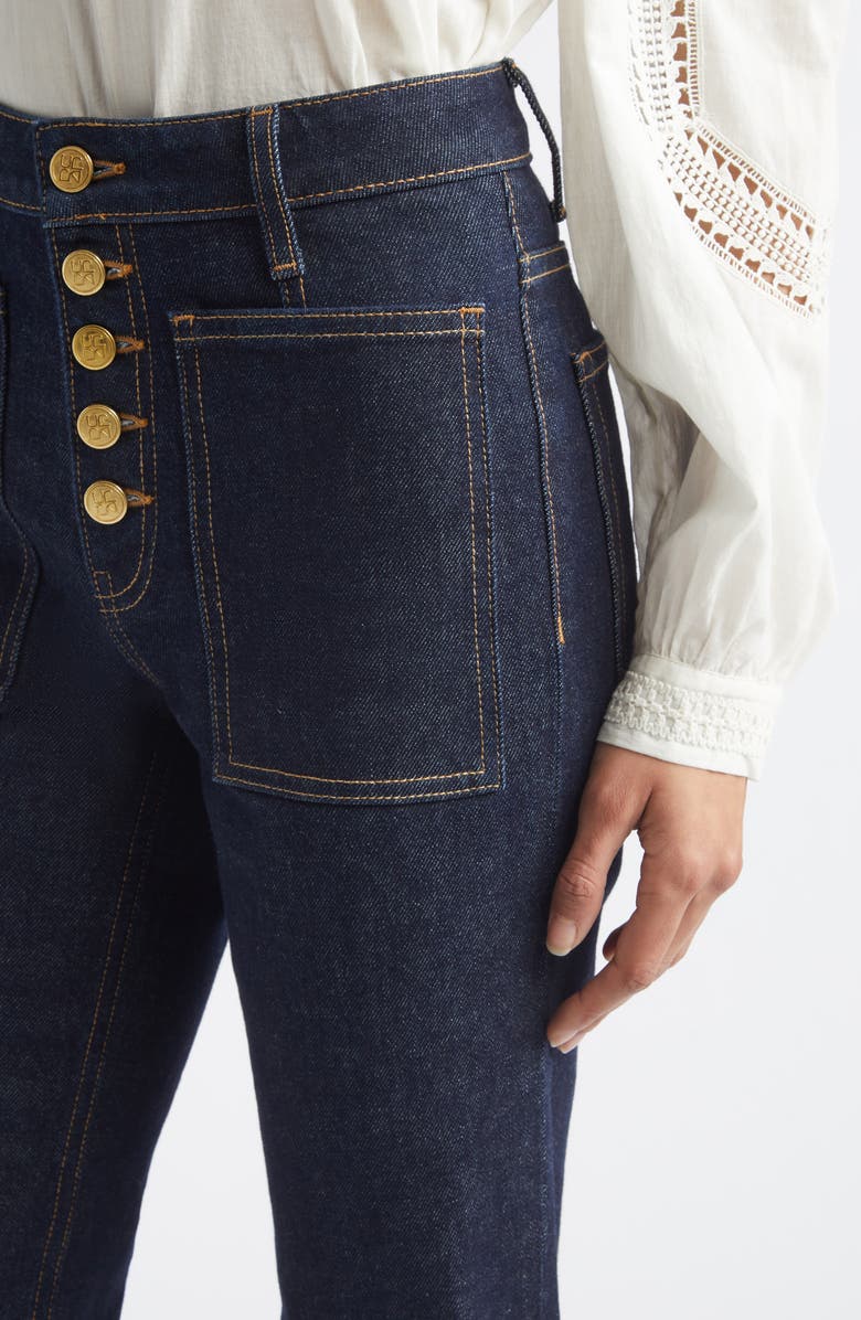 Ulla Johnson The Lou Stretch Jeans, Alternate, color, Tigris