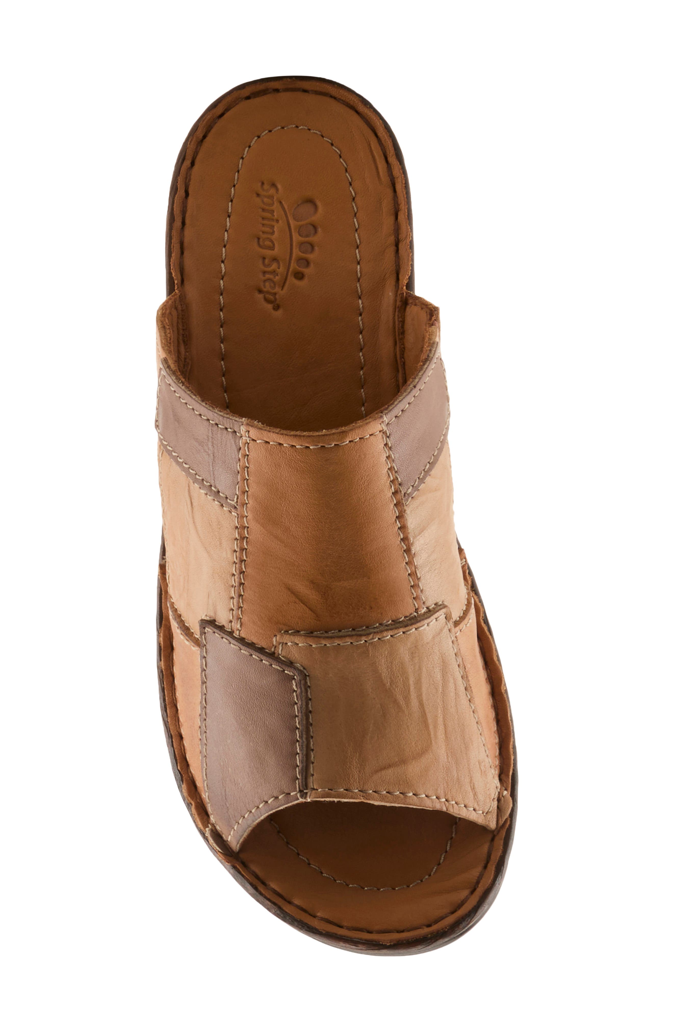 Spring Step Nivarah Sandal, Alternate, color, Camel Multi