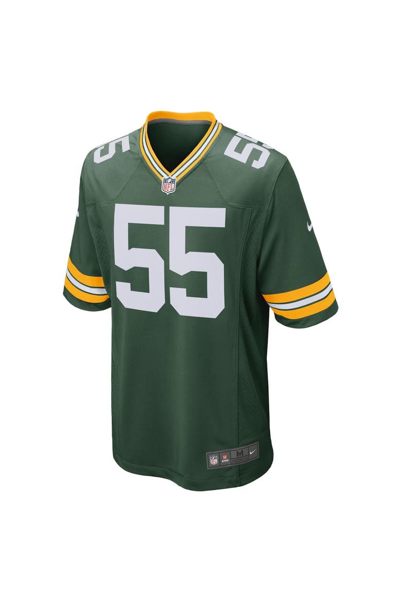 Men's Nike Za'Darius Smith Green Green Bay Packers Game Team Jersey, Alternate, color, Green
