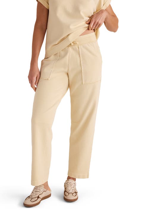 Garment-Dyed Organic Cotton Terry Pants