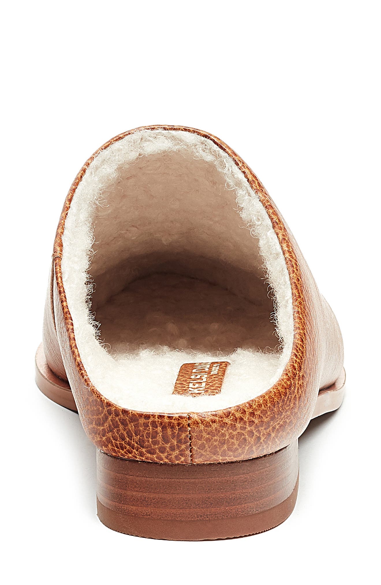 Sail Faux Shearling Mule, Alternate, color, SADDLE