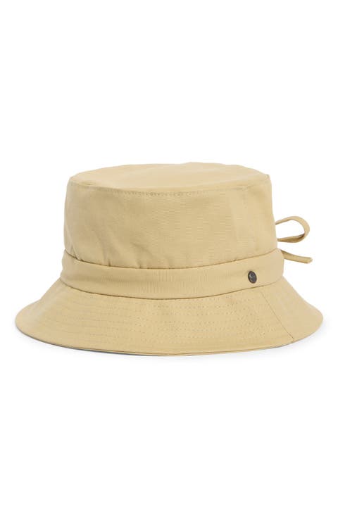 Adjustable Tie Cotton Canvas Bucket Hat