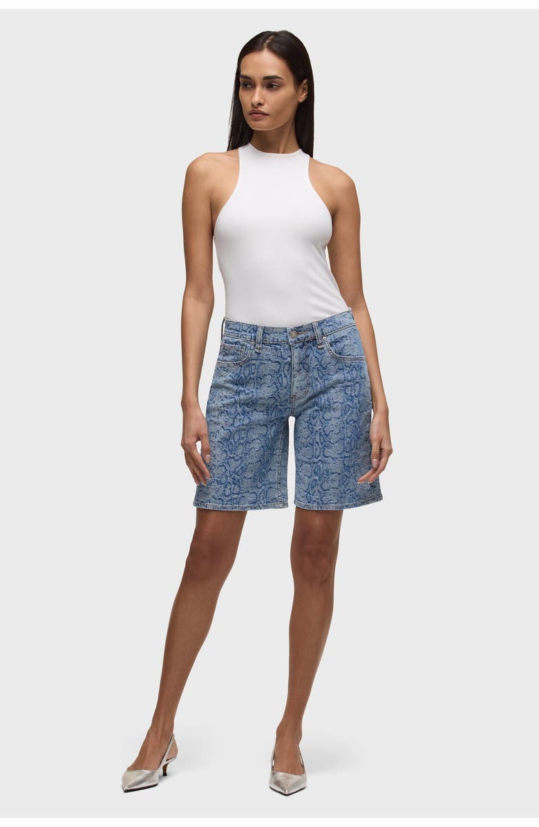 Hudson Jeans London Low Rise Long Short, Alternate, color, Venom